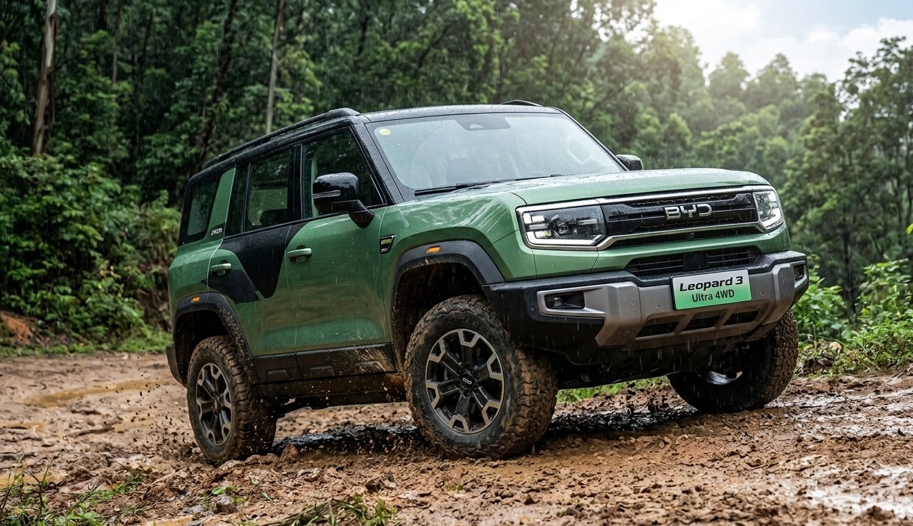 Leopard 3 Ultra 4 WD Green/Black — ціна та комплектації електричного позашляховика 