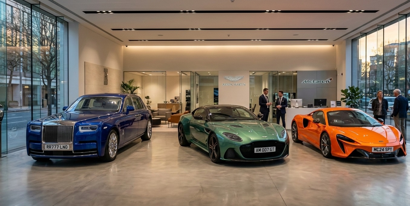 У Варшаві зростає попит на преміальні авто: новий автохаб для Rolls‑Royce, Aston Martin і McLaren